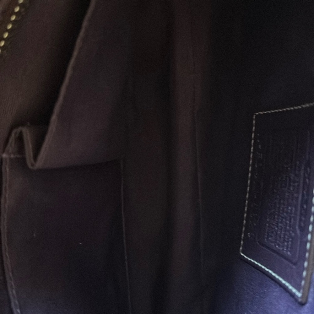 Authentic Purple Coach satchel - Picture 6 of 6